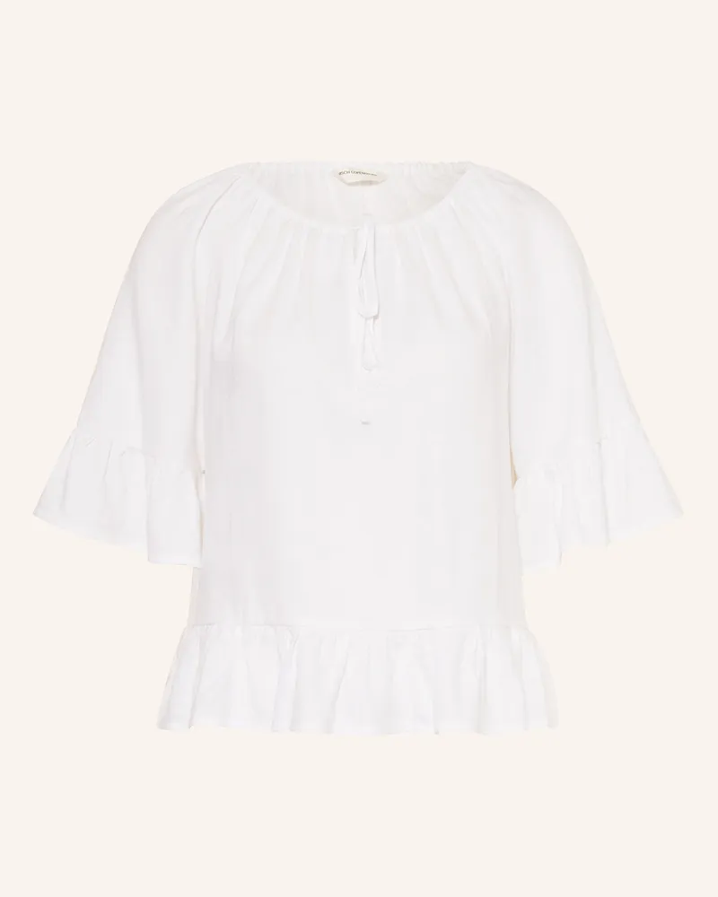MOSS COPENHAGEN Blusenshirt MSCHRYAN CONELLA mit Leinen Weiss
