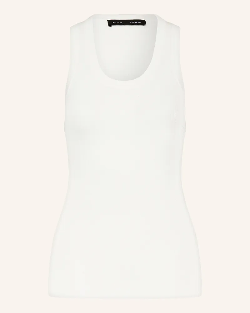 Proenza Schouler Strick-Top ROBERTS Weiss
