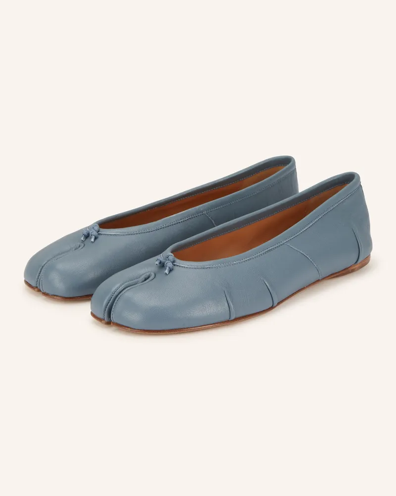 Maison Margiela Ballerinas Tabi blau Blaugrau