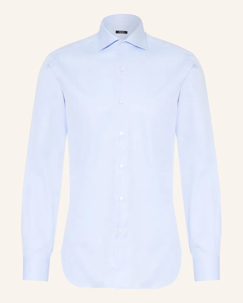 BARBA Oxfordhemd Slim Fit blau Hellblau