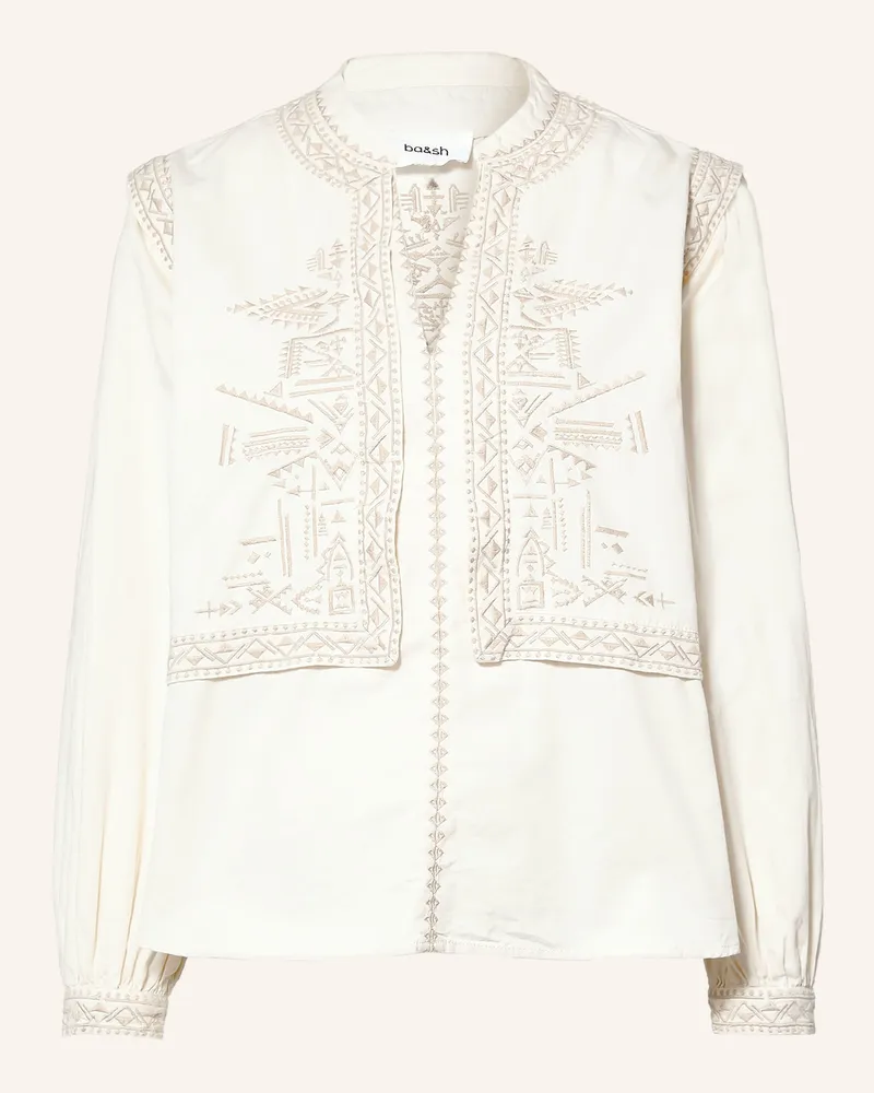 ba&sh Blusenshirt Laura weiss Beige