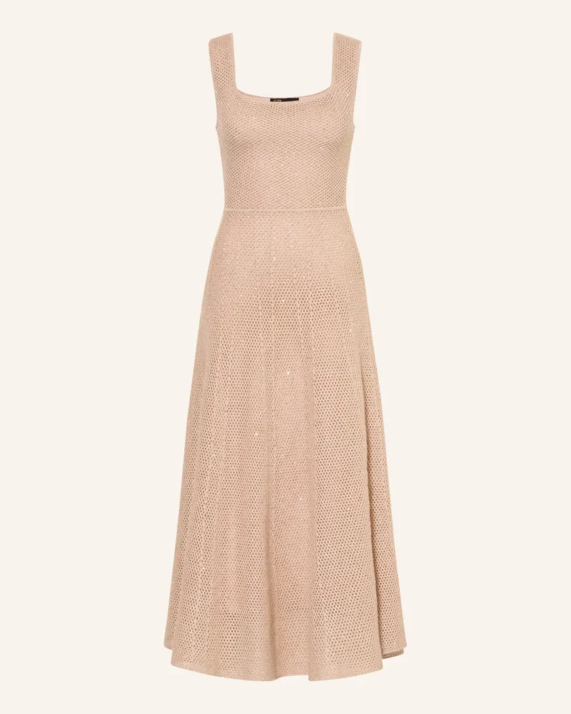 Maje Strickkleid Mit Glitzergarn Und Pailletten beige Beige