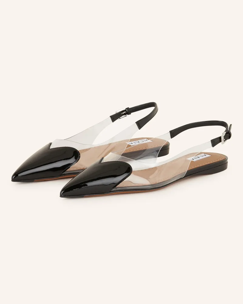 Alaïa Slingballerinas Schwarz