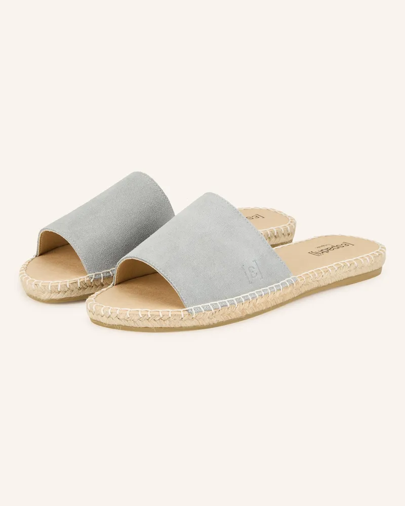 Espadrij Pantoletten grau Grau