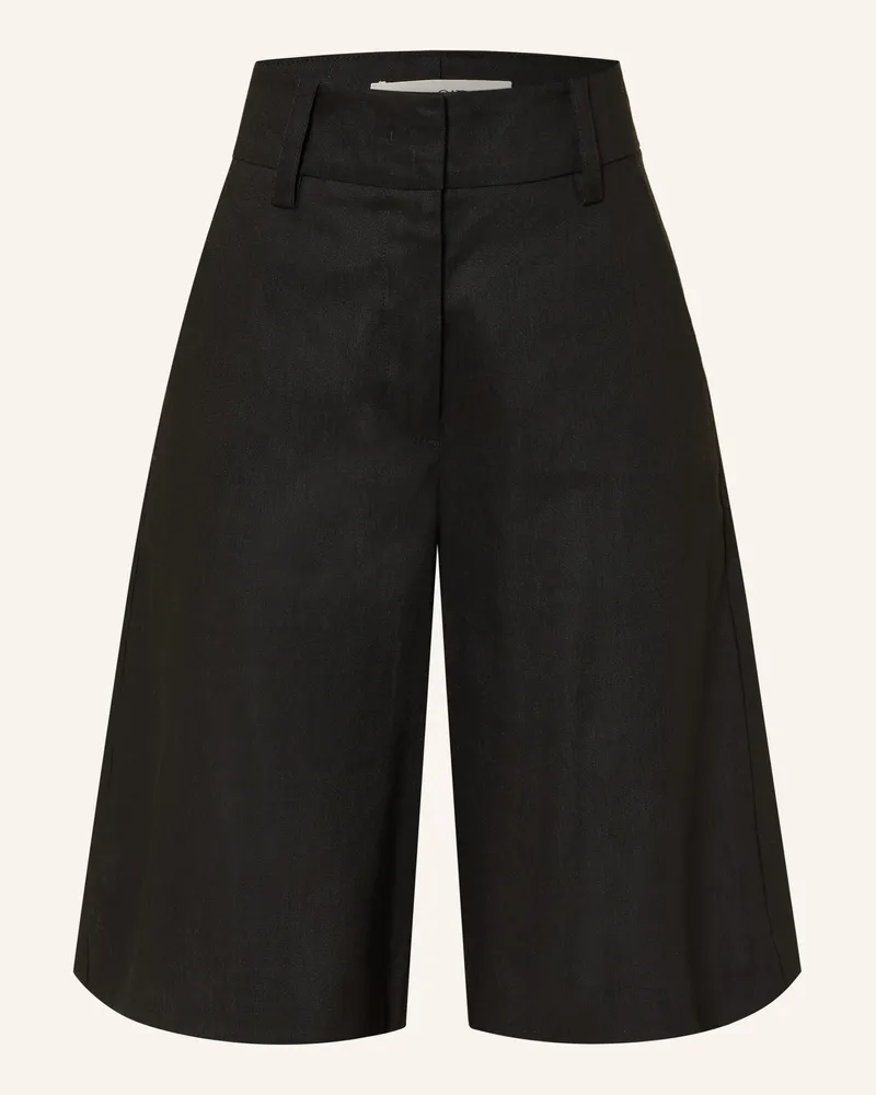 Marc O'Polo Bermudas Mit Leinen schwarz Schwarz