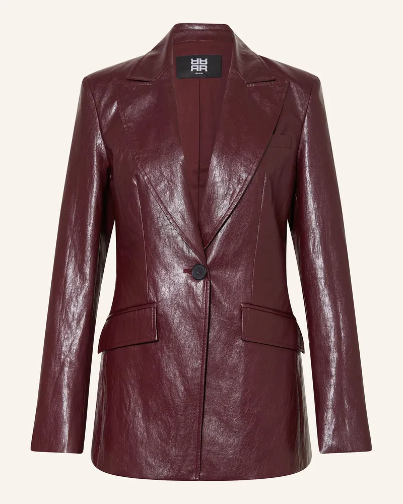 Riani Blazer In Lederoptik rot Dunkellila