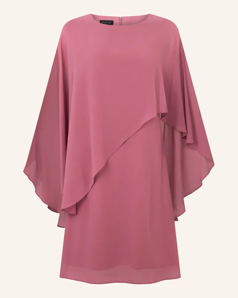 Apart Chiffonkleid Mit Cape rosa Rosé