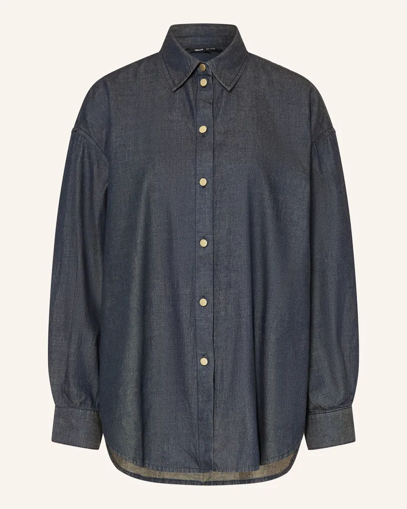 Armani Exchange Jeansbluse Dunkelblau