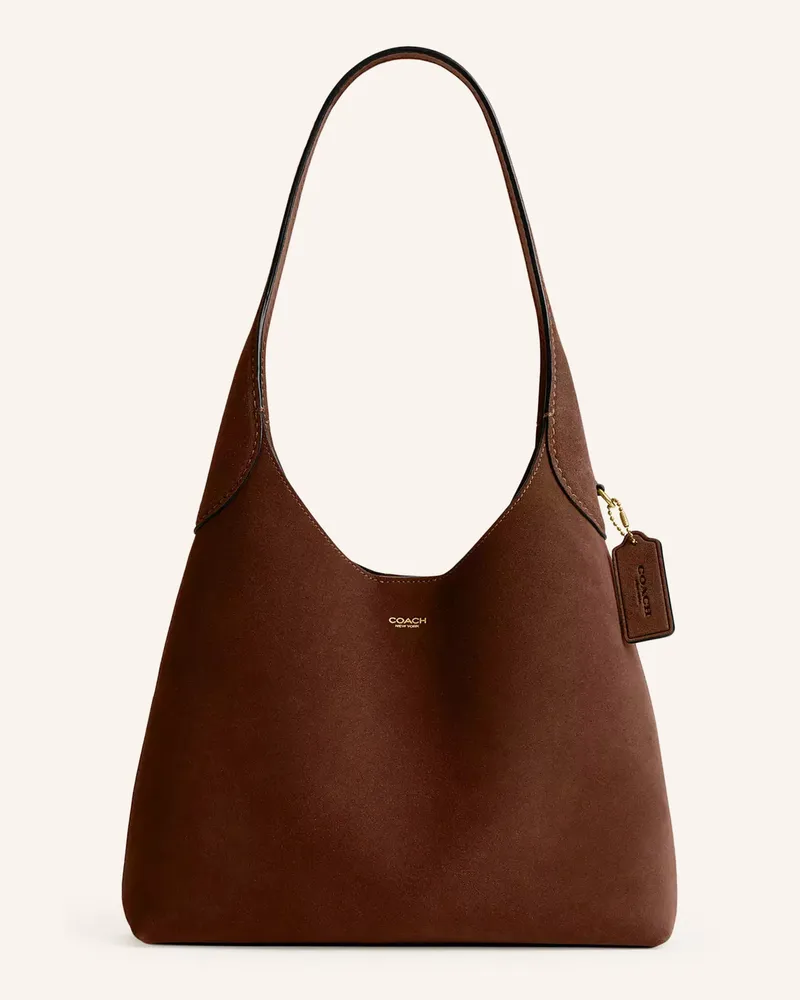 Coach Beuteltasche Brooklyn 28 braun Dunkelbraun