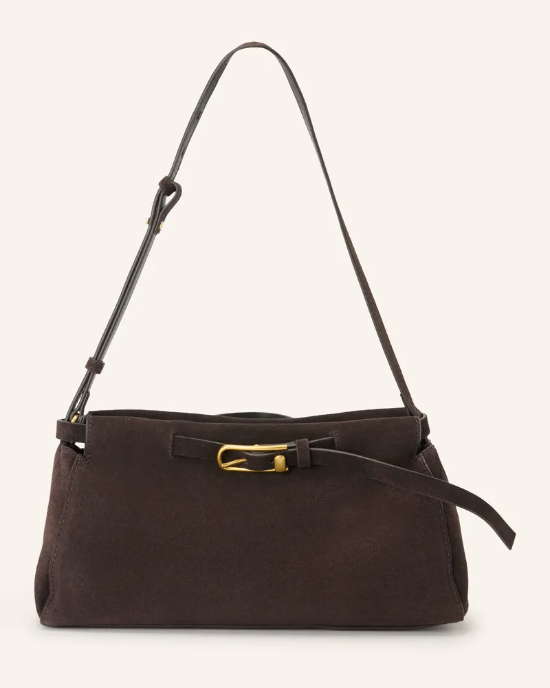 Reiss Schultertasche Oriana braun Dunkelbraun