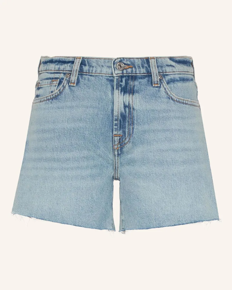 7 for all mankind Shorts MID Blau