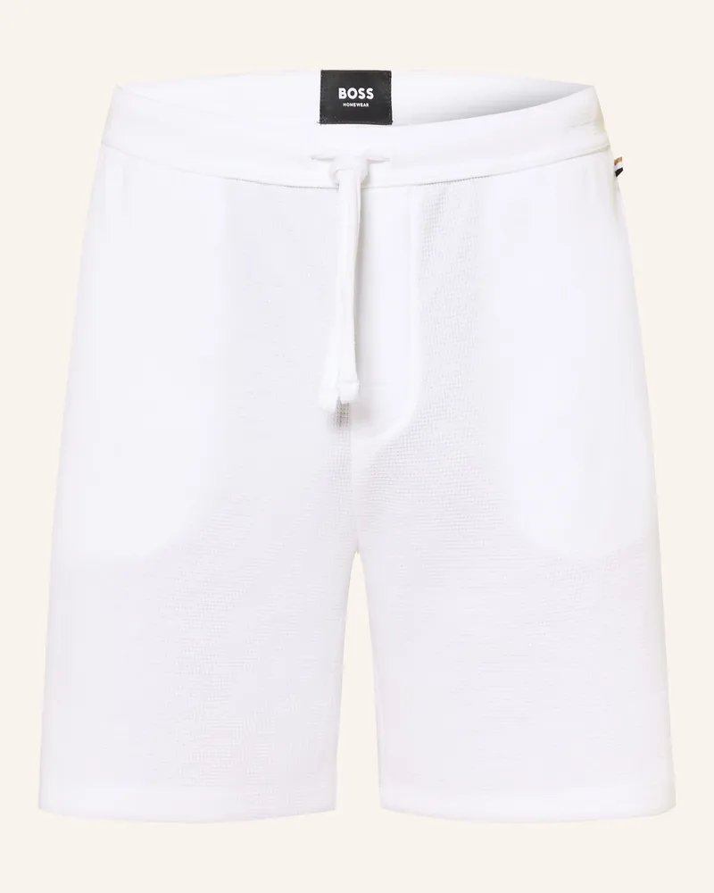 HUGO BOSS Schlafshorts Weiss