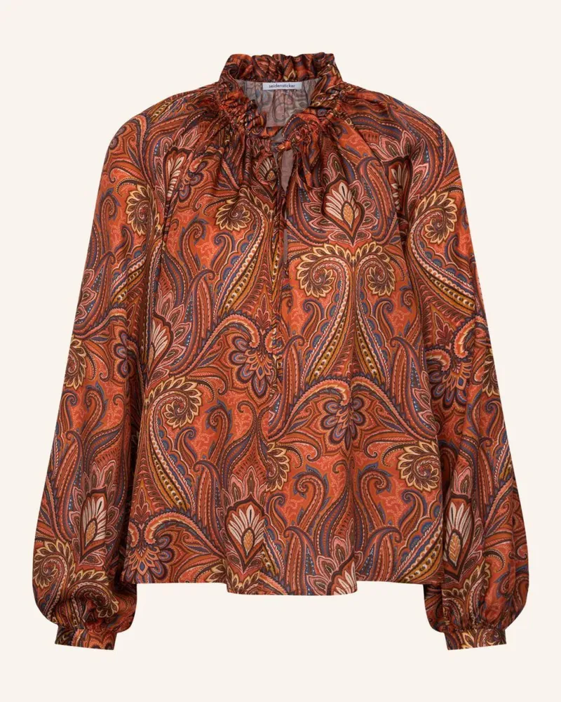 Seidensticker Rüschenbluse orange Orange