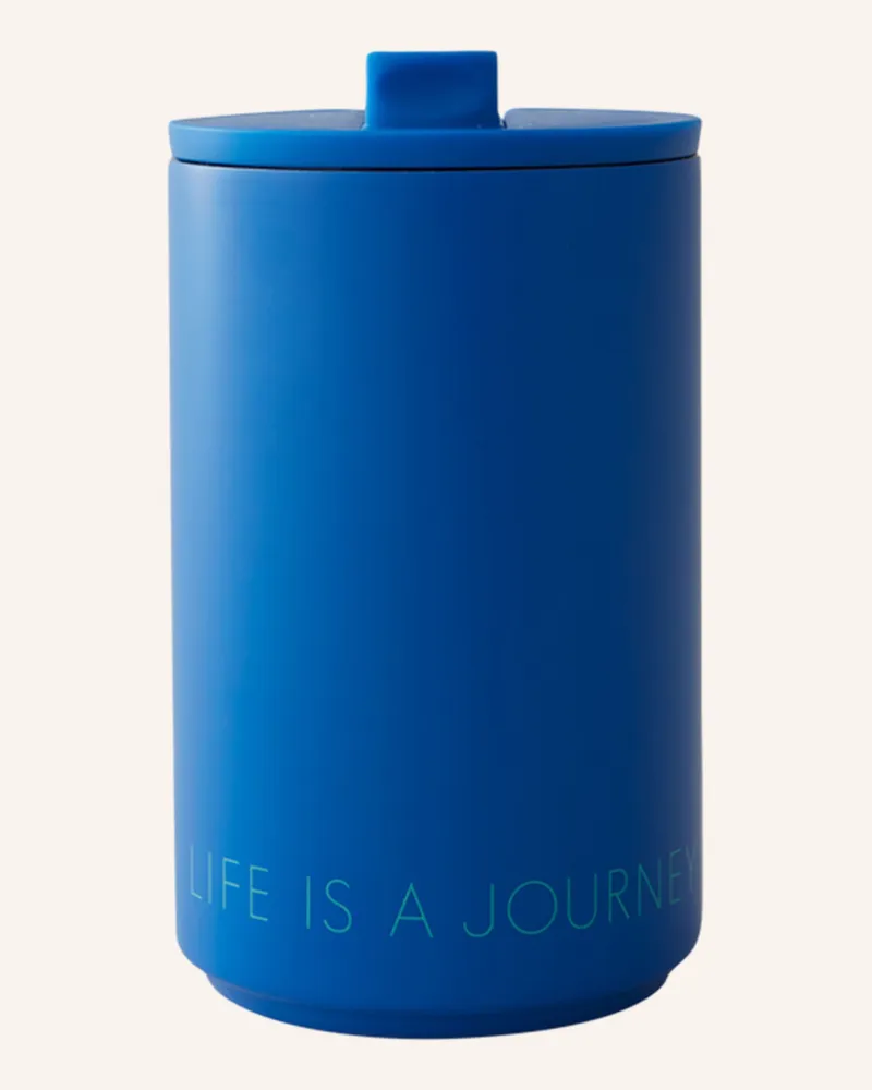 DESIGN LETTERS Thermobecher CHPILIFEIS Blau