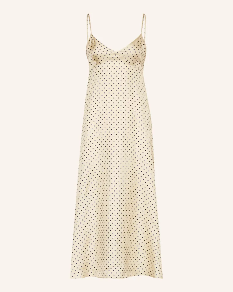 AMI Paris Seidenkleid Hellgelb