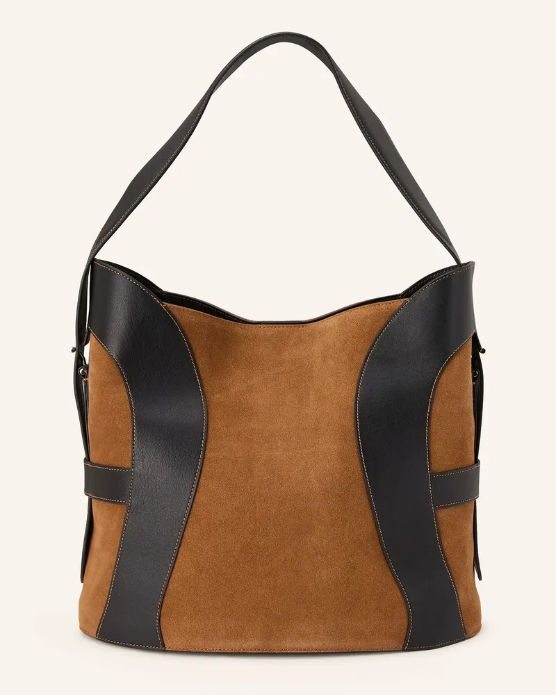 Aigner Beuteltasche DEBORAH LARGE Braun