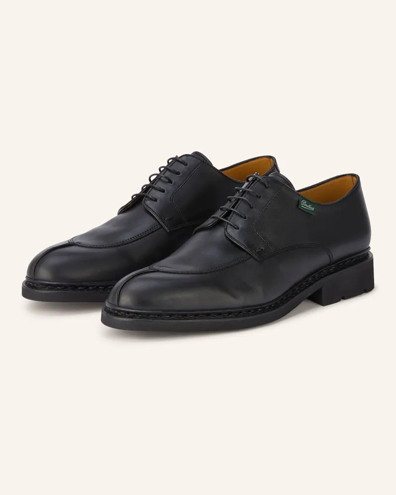 Paraboot Schnürer Tournier schwarz Schwarz