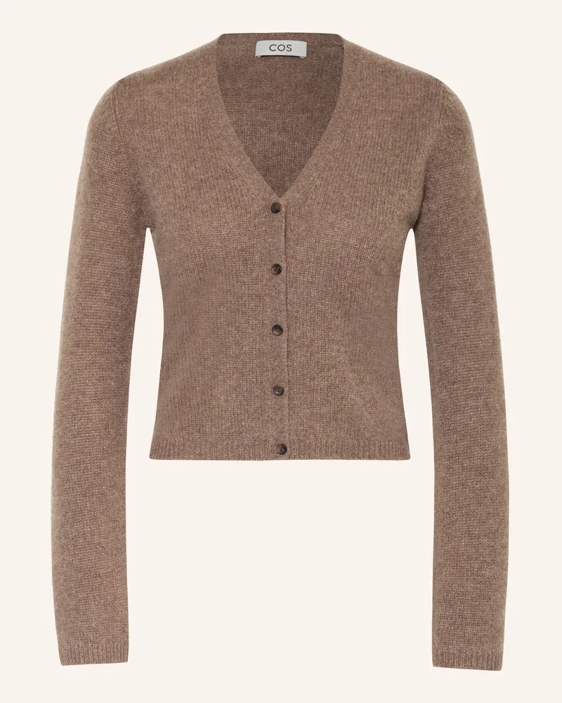 COS Strickjacke Aus Cashmere grau Taupe