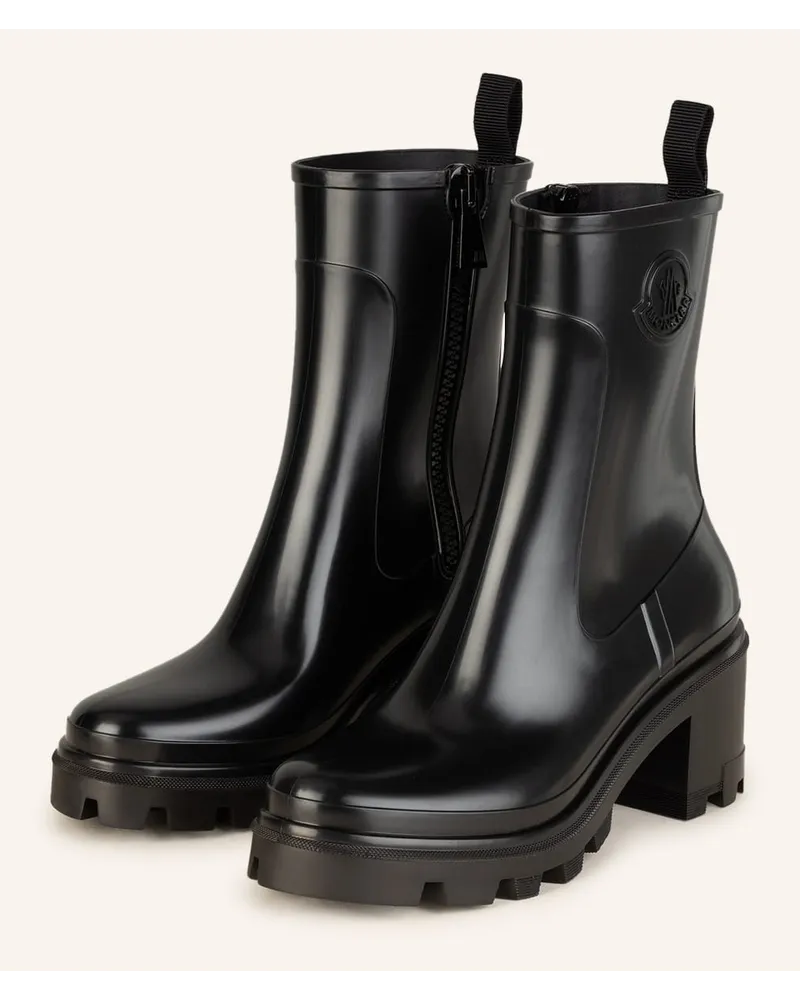 Moncler Gummi-Boots LOFTGRIP - SCHWARZ Schwarz