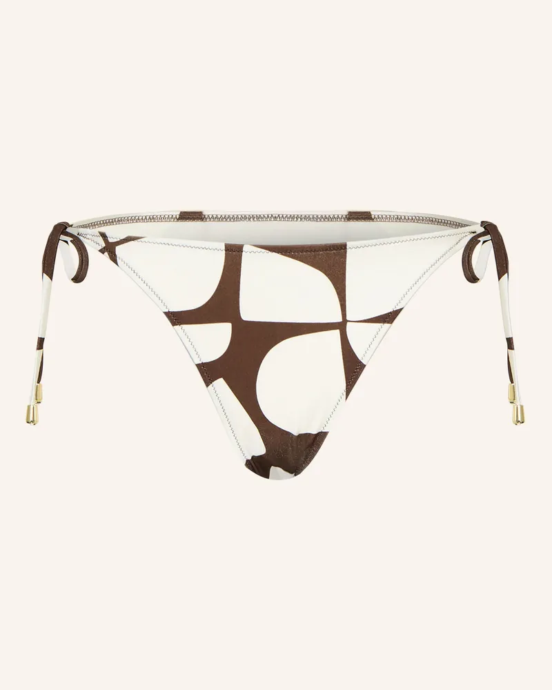 Mrs & HUGS Triangel-Bikini-Hose braun Dunkelbraun