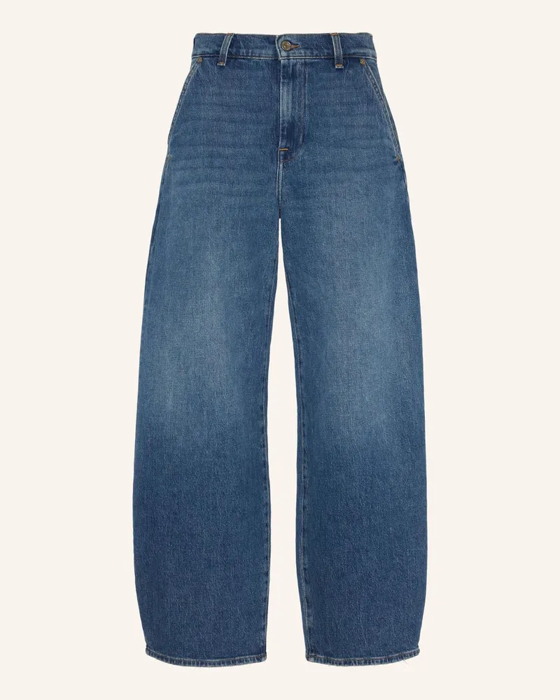 7 for all mankind Pants BONNIE Wide Leg fit Blau