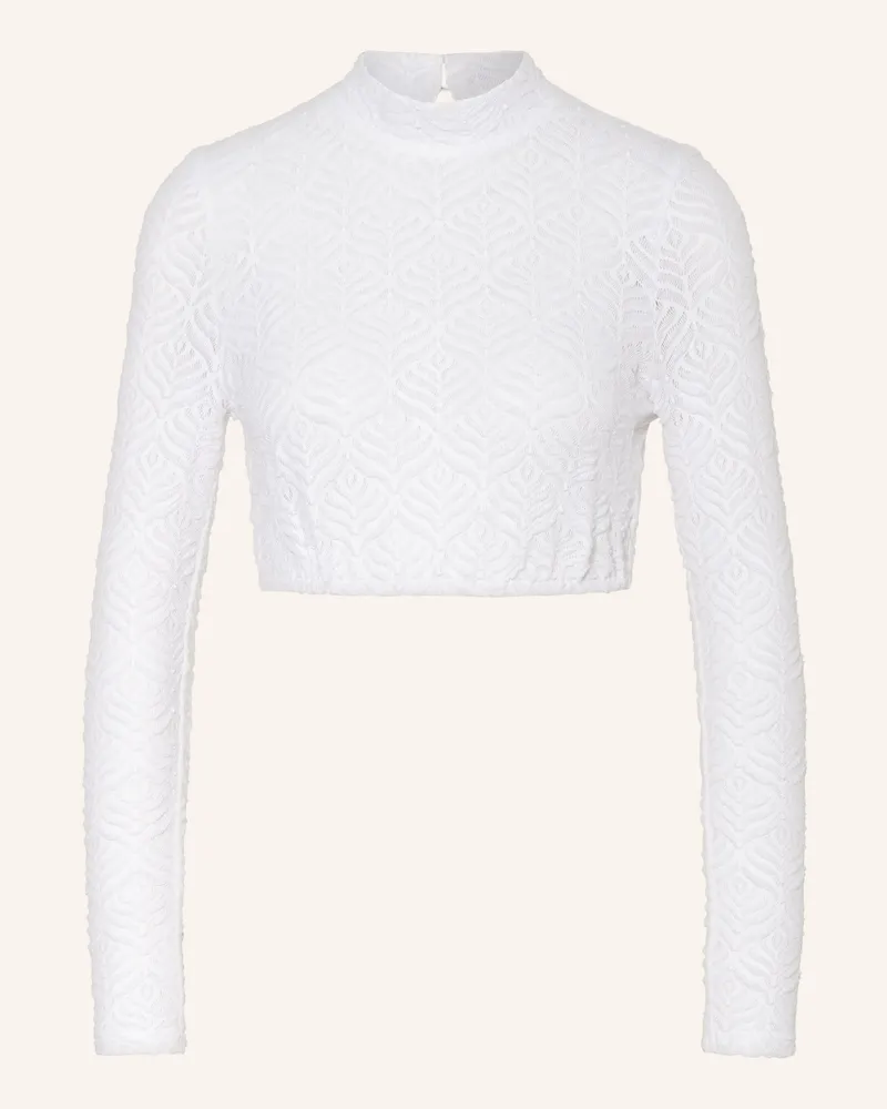 WALDORFF Dirndlbluse weiss Weiss