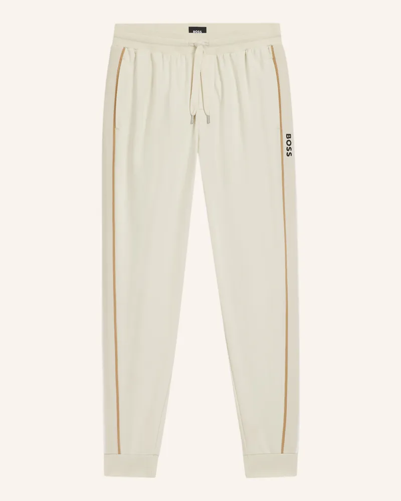 HUGO BOSS Loungewear Unterteil ICONIC PANTS Weiss