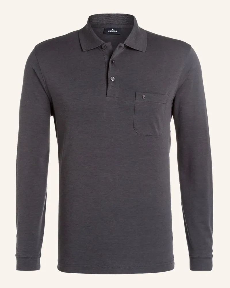 Ragman Poloshirt Grau