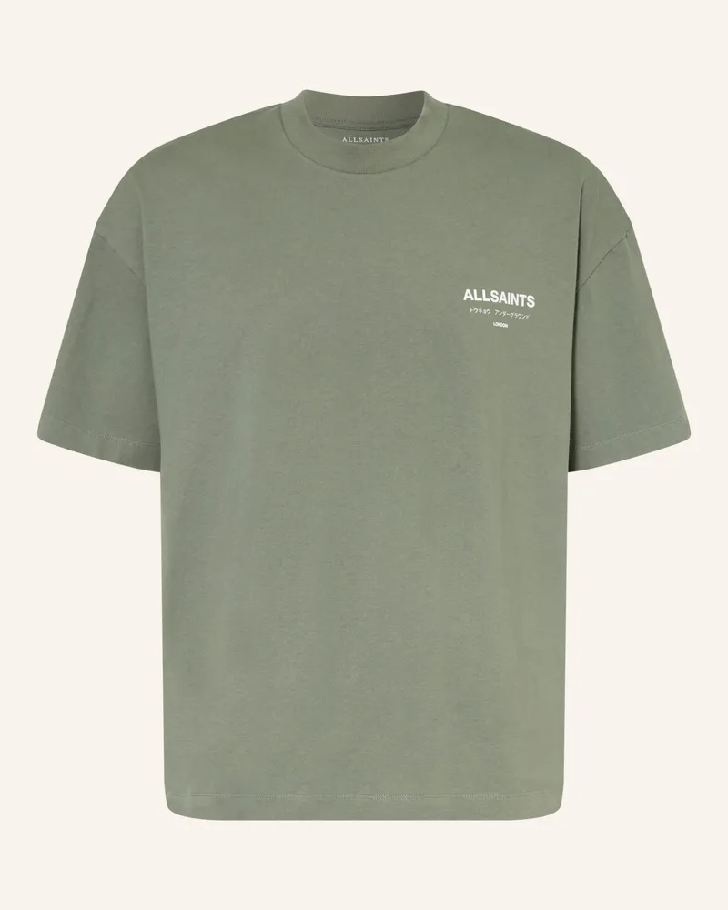 AllSaints T-Shirt Underground gruen Oliv