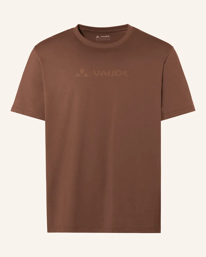 Vaude Funktionsshirt M LOGO T-SHIRT II Braun