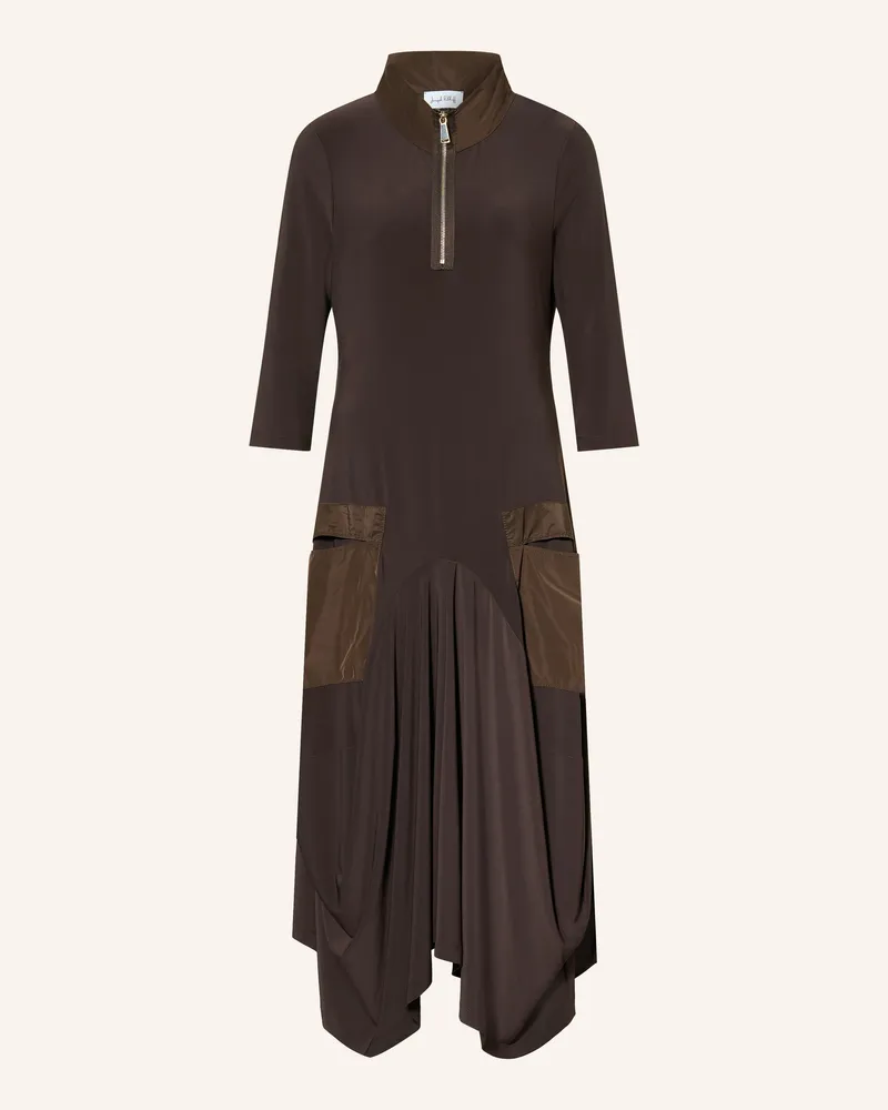 Joseph Ribkoff Jerseykleid Mit 3/4-Arm braun Dunkelbraun