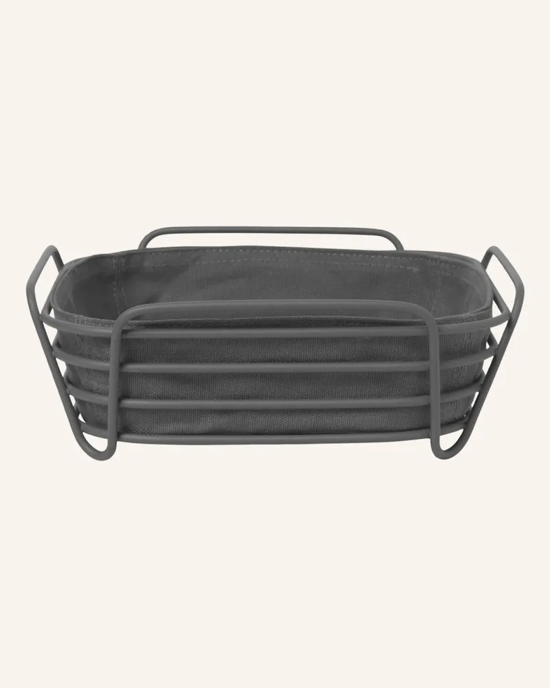 Blomus Brotkorb Delara grau Dunkelgrau