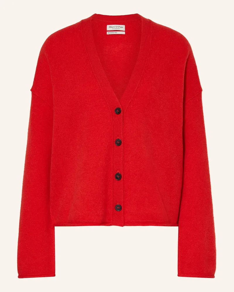 Marc O'Polo Strickjacke rot Rot