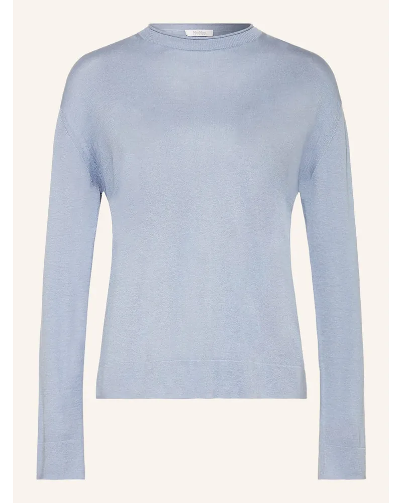 Max Mara Seidenpullover PENSILE Blau