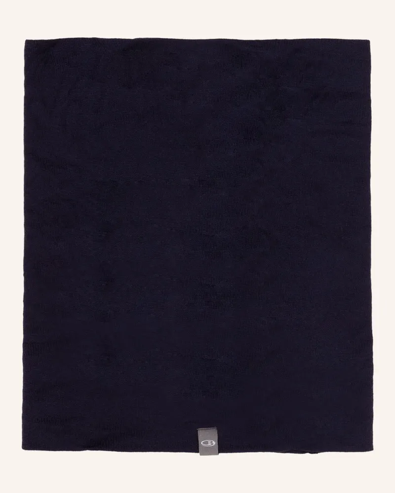 Icebreaker Multifunktionstuch APEX CHUTE aus Merinowolle Dunkelblau