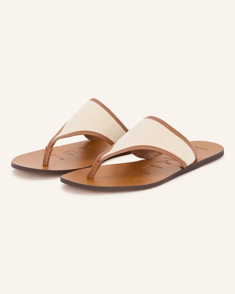 Manebí Zehentrenner beige Creme