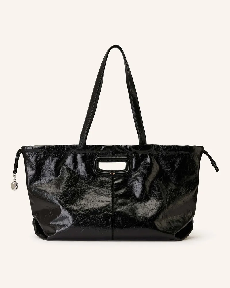 Maje Shopper schwarz Schwarz