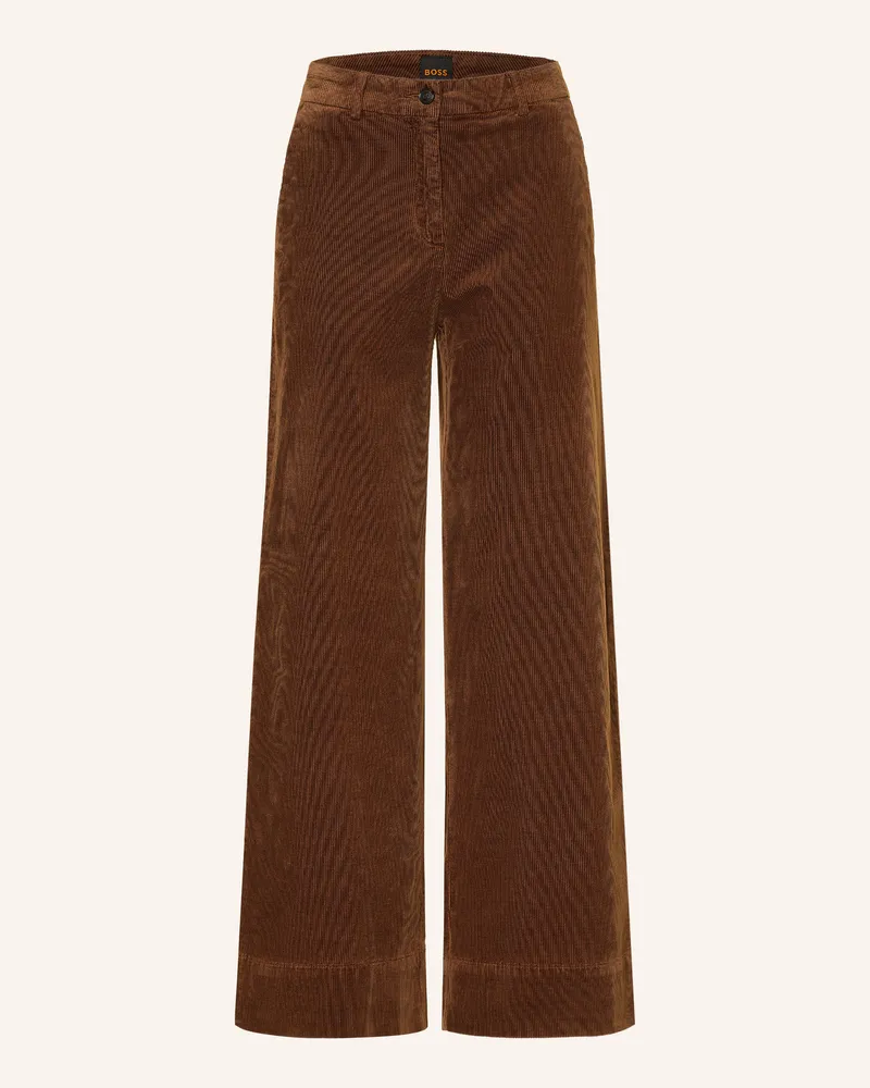 HUGO BOSS Cordhose tacodi2 braun Braun