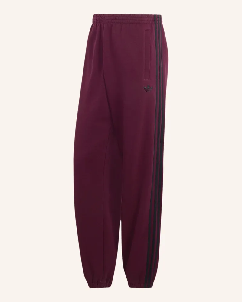 adidas Adidas Adicolor 3-Streifen Jogginghose Mit Bündchen rot Rot