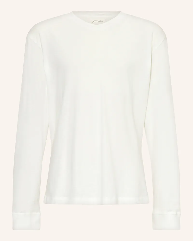 American Vintage Longsleeve Weiss