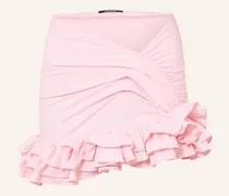 Rock La Mini Jupe Playa Mit Rüschen rosa