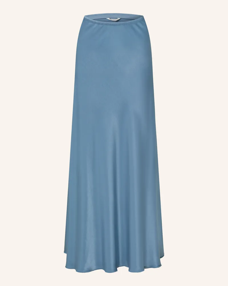 MOSS COPENHAGEN Satinrock MSCHNICOLETTE ULLAS Blau