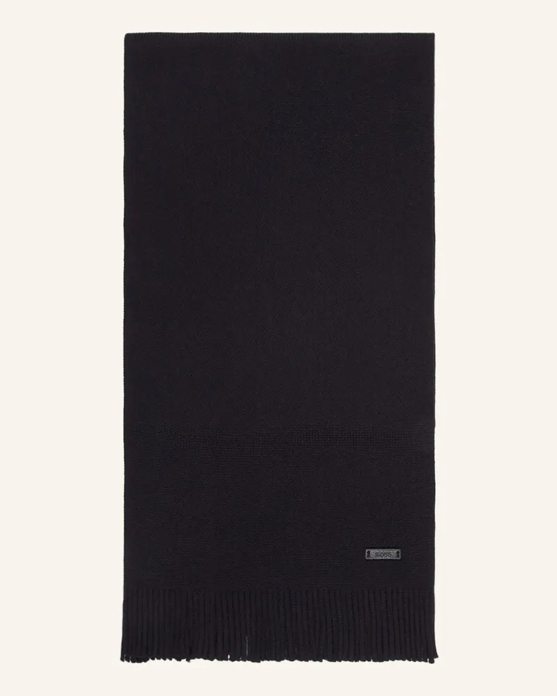 HUGO BOSS Schal ALBAS Dunkelblau