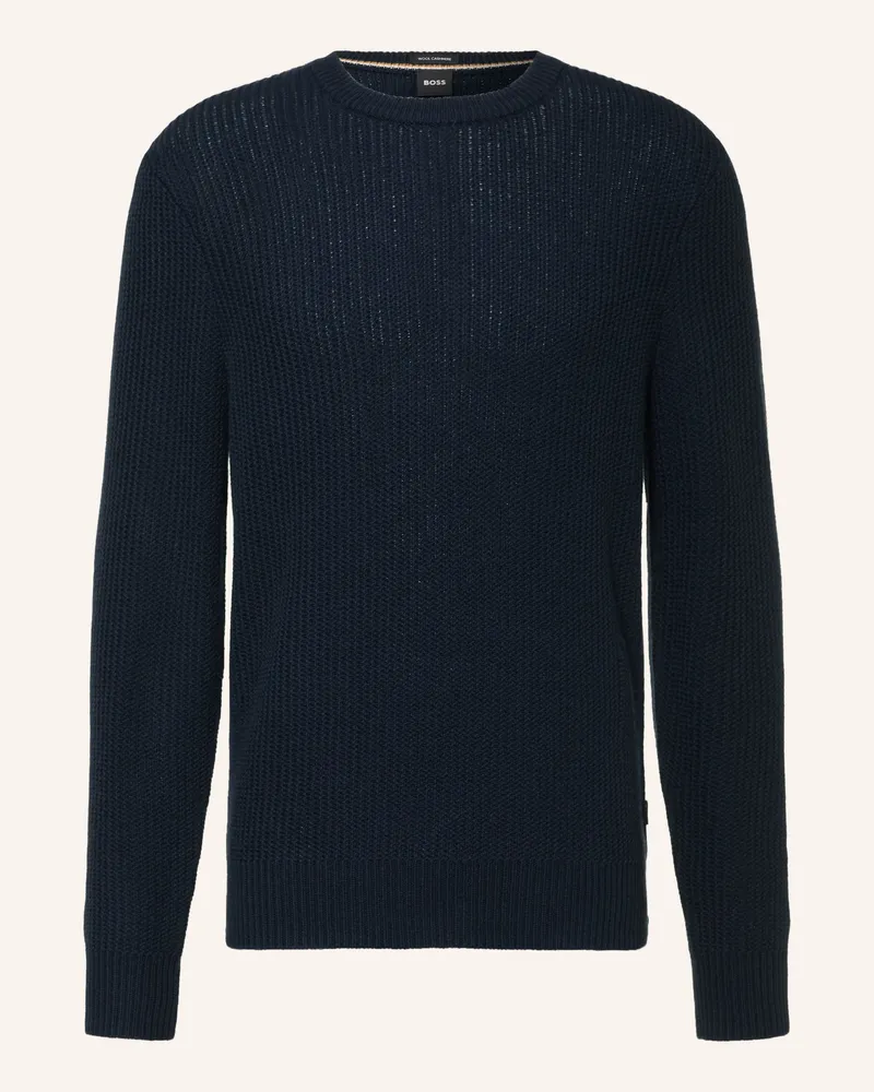 HUGO BOSS Pullover Fiocchetto blau Dunkelblau
