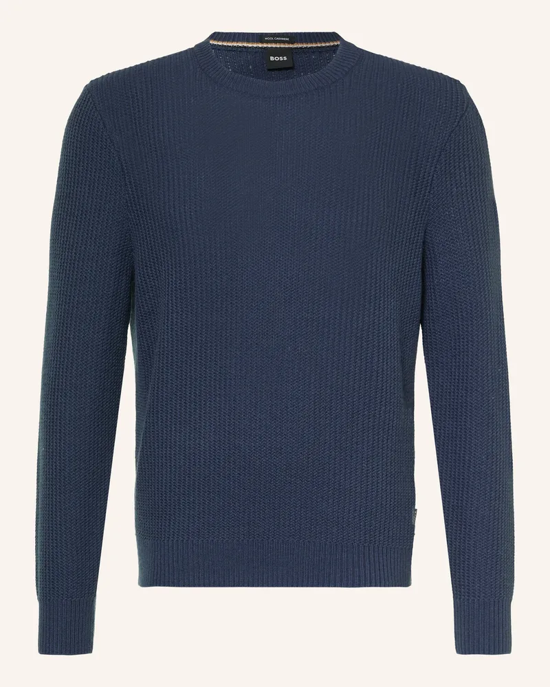 HUGO BOSS Pullover Fiocchetto blau Dunkelblau