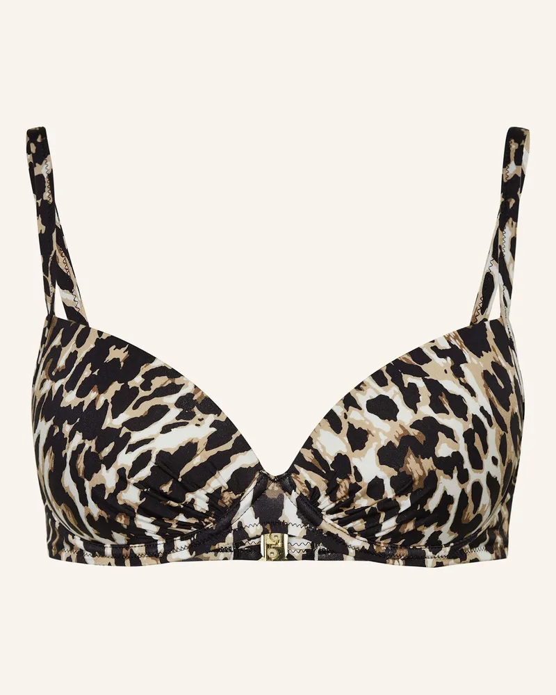 Mrs & HUGS Bügel-Bikini-Top Schwarz