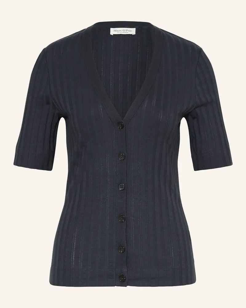 Marc O'Polo Strickjacke Dunkelblau