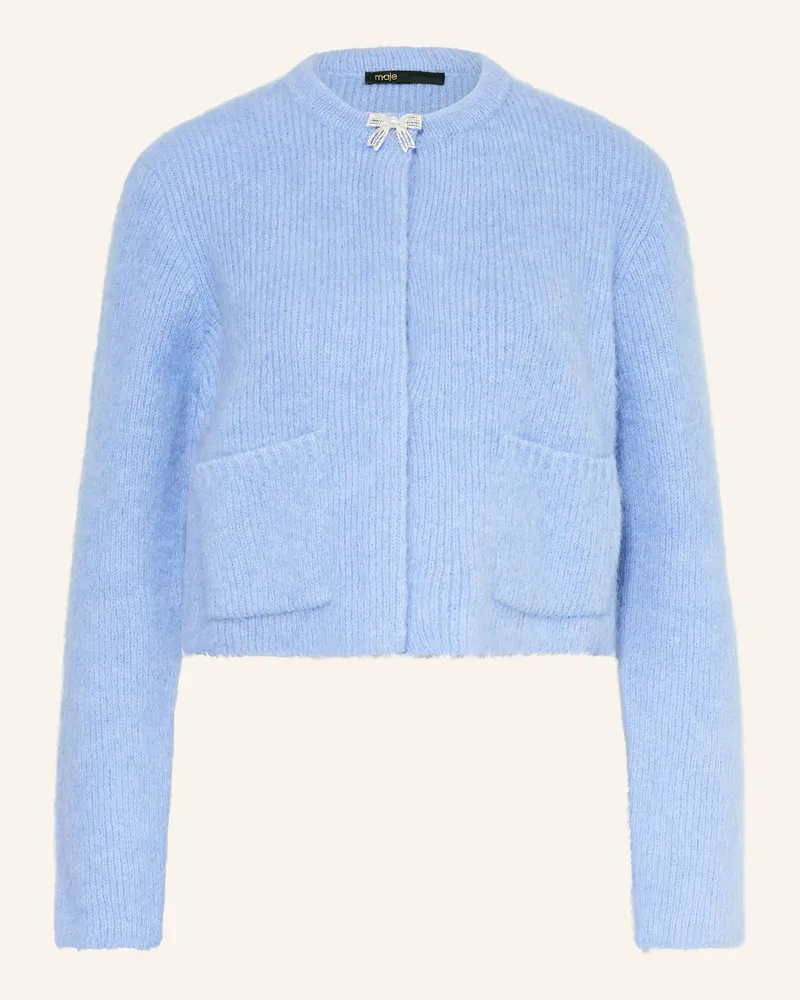 Maje Strickjacke Mit Alpaka blau Hellblau