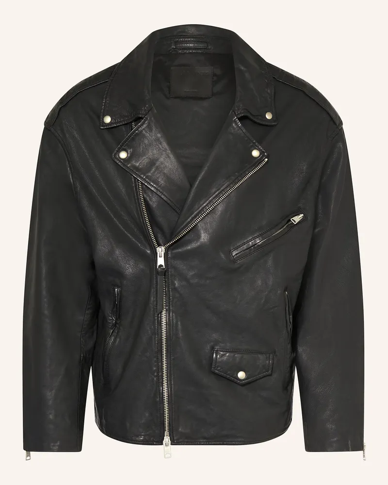 AllSaints Lederjacke BRADFORD Schwarz