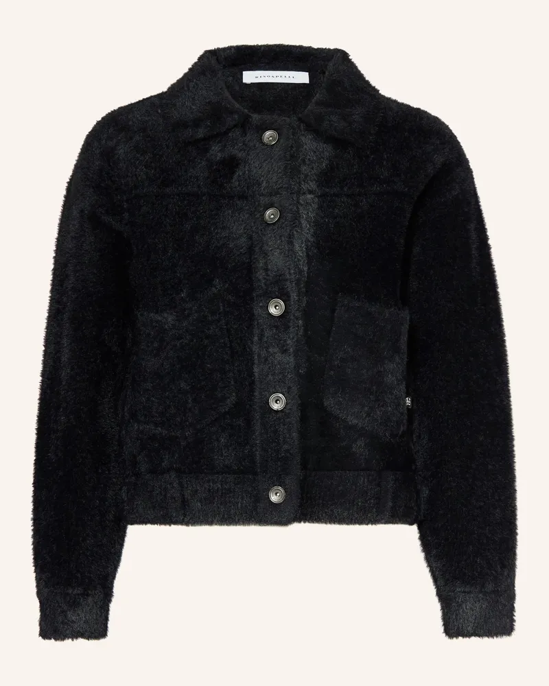 RINO & PELLE Strickjacke Bubbly schwarz Schwarz